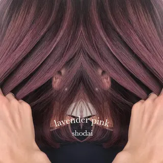 ミディアム カラー ハイライト、レイヤー カット/西梅田/中西のヘアスタイル