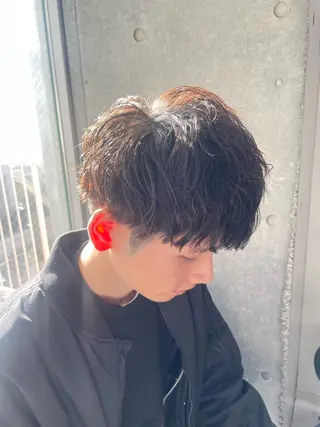 パーマ メンズ メンズモテパーマ💙 fuwaのヘアスタイル