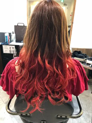 ロング カラー 舘野 太嘉宏のヘアスタイル