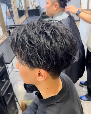 ショート ヘアアレンジ メンズ メンズカット/ レベッカ 髙下 幹大のヘアスタイル