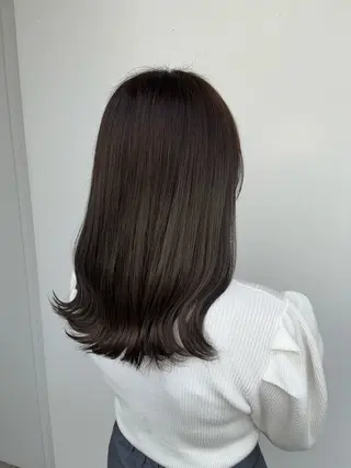セミロング luce.hair.design所属・加藤 菜々子のヘアスタイル