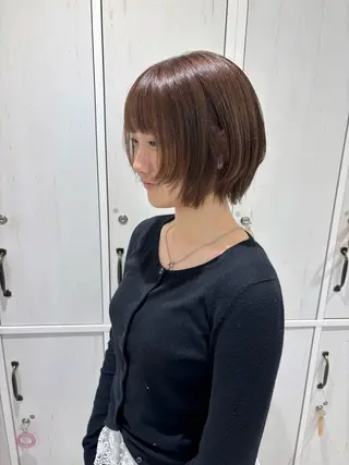 ショート カラー ヘアアレンジ 西野 楓加のヘアスタイル