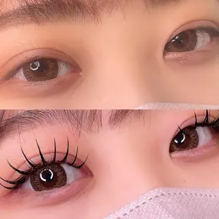 マツエク・マツパ LAUREL川崎店 ERIKO🐰束感♡のマツエク・マツパデザイン