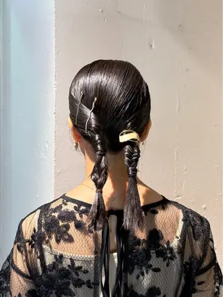 ヘアアレンジ 透明感カラー/ アレンジ✩akaneのヘアスタイル