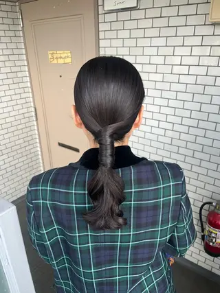 セミロング 参列♡デートゆるふわ ヘアメイク🎀みゆうのヘアスタイル