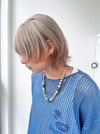 カラー 可愛いベージュヘア 🐿️えびけんのヘアスタイル
