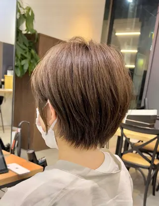 ショート カラー 🌈銀座、ボブ ショート🌈にっしーのヘアスタイル