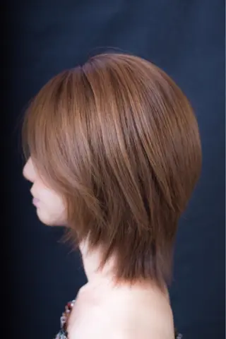 ミディアム 山野井 誠のヘアスタイル