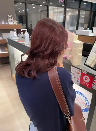 カラー 🫧ミルクティーベー ジュ🫧門脇ゆう🎀のヘアスタイル