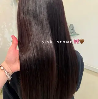 ロング カラー 透明感カラー🧁🩰 🫧仲松良菜🎀のヘアスタイル