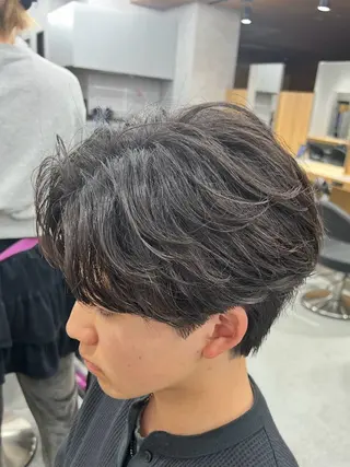 ショート パーマ メンズ メンズ特化⚡️パーマ テッタのヘアスタイル