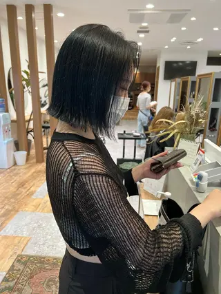 ショート カラー 韓国風デザイン 💐MIZUKI💐のヘアスタイル