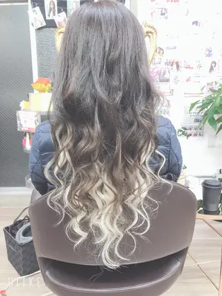 ロング プルエクステ/潤艶 最強矯正/西野入のヘアスタイル