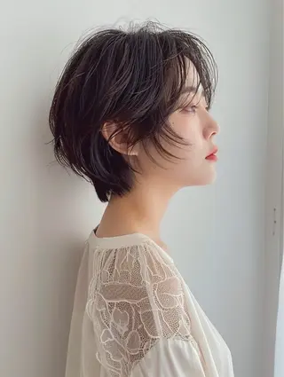 ショート 川上 遥冬のヘアスタイル
