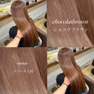 ロング 🖤🎀ハイトーン/ エク/夕月🎀🖤のヘアスタイル