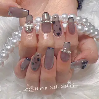 ネイル CC  NaNa ワンホンネイル🌙Nのネイルデザイン