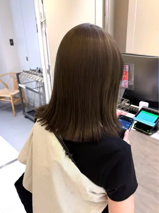 セミロング カラー マツエクモデル募集中 /表参道/宇佐見綾花のマツエク・マツパデザイン