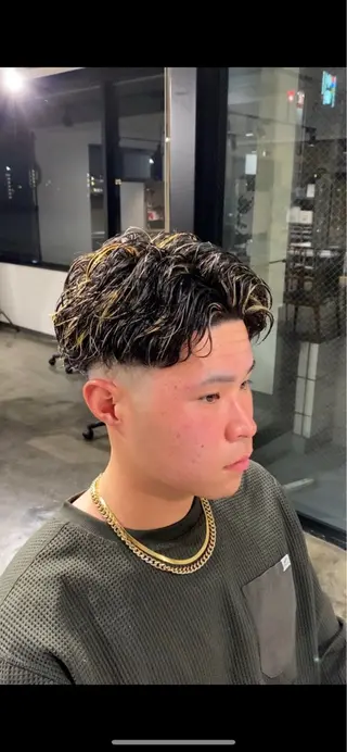 パーマ メンズ メンズパーマ 特化/中川拓也のヘアスタイル