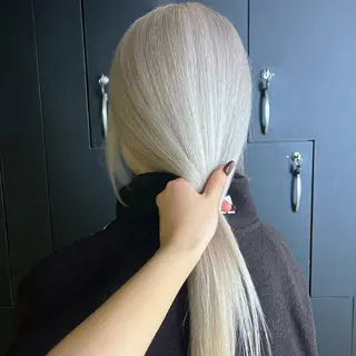 ロング カラー ボブハイトーン🦖 デザインMAMIのヘアスタイル