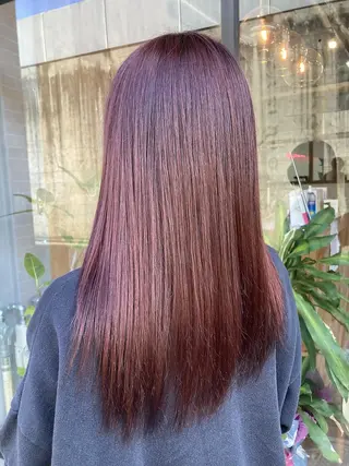 セミロング カラー ANGELICA 天理店のヘアスタイル