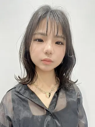 ミディアム カラー ルシードスタイル REVEのヘアスタイル