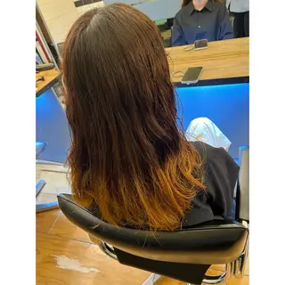 セミロング カラー パーマ Lagom(ラゴム) なかだのヘアスタイル