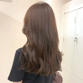 ミディアム カラー SAKURA 髪質改善/ 艶カラーのヘアスタイル