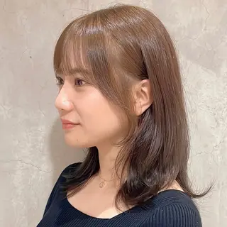 ミディアム 🌹ハッシュカット、 レイヤー韓国ヘア🌹のヘアスタイル