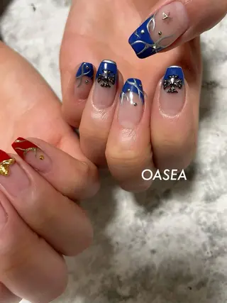 ネイル 🌞💜 KAORI 🌴のネイルデザイン