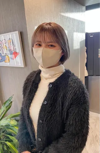 ショート カラー 透明感カラー/艶髪/ エクステ/HIROのヘアスタイル