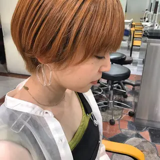 ショート 富田 菜月のヘアスタイル