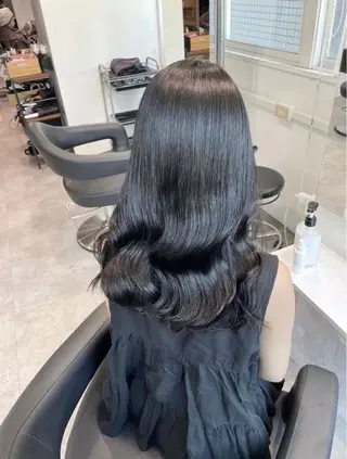 セミロング 🫧うる艶透明感🫧 RION🫧横浜🫧のヘアスタイル