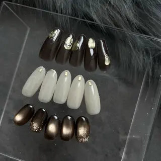 ネイル Ray. ちゅるん系ニュアンスのネイルデザイン