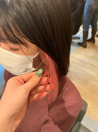 ショート 美髪・シールエクステ ホソタニリョウコのヘアスタイル