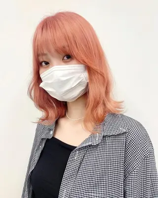 カラー RIKO👼🏻💓 韓国ガーリーのヘアスタイル