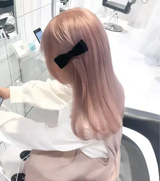 セミロング カラー 🫧うる艶トレンド 🫧透明感カラーのヘアスタイル