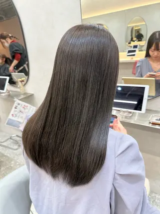 セミロング 新宿/韓国レイヤー/ 髪質改善/佐藤航のヘアスタイル
