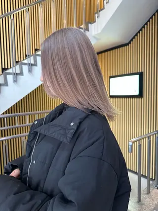 セミロング カラー ハイトーン/ブリーチ カラー/SHOGOのヘアスタイル