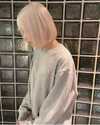 ショート カラー PELE/ハイトーン /NATSUKIのヘアスタイル