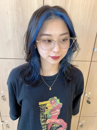 セミロング vince. moekoのヘアスタイル
