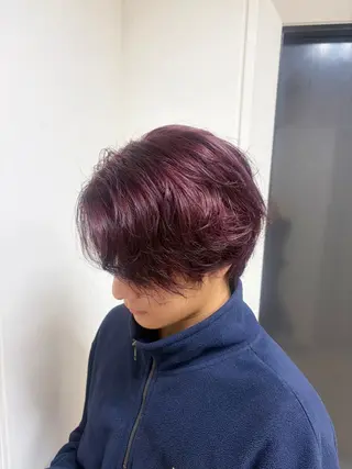 カラー cie ヒナタのヘアスタイル