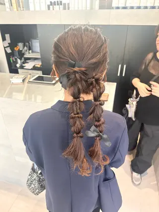 ヘアアレンジ 染谷 遥花のヘアスタイル