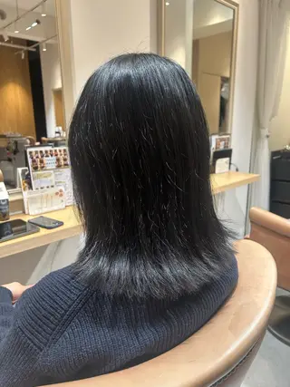 ミディアム TREAT HAIR DESIGN 千葉店所属・⭐️上田 悠⭐️のヘアスタイル