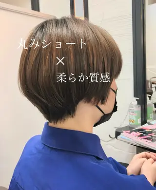 ショート ボブ/縮毛矯正/ レイヤー/塚田のヘアスタイル