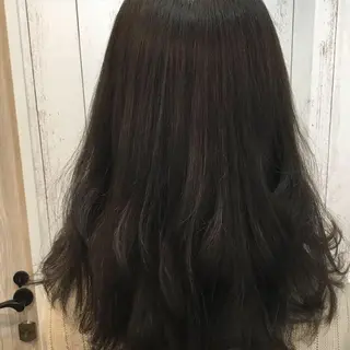 セミロング カラー パーマ 金崎 新吾のヘアスタイル