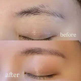 アイブロウ meguru／マツパ ／マツエク／束感のマツエク・マツパデザイン