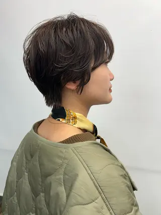 ショート カラー パーマ icon.hakata所属・kazuki iconのヘアスタイル