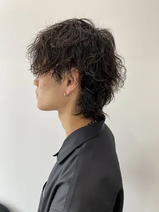 ショート パーマ メンズ racil by rest plus【ラシル バイ レストプラス】所属・【メンズ特化！】 Ryoのヘアスタイル