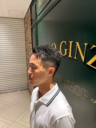 メンズ ヒロ銀座牛山 友晴のヘアスタイル