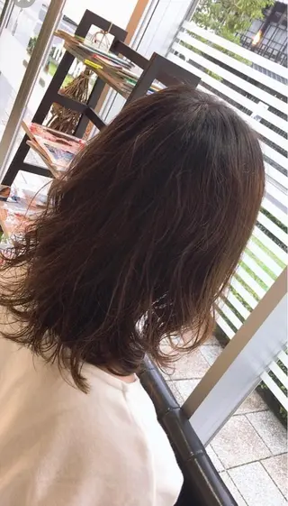 ミディアム パーマ share salon　SCENA所属・堤太志 メンズパーマ特化のヘアスタイル